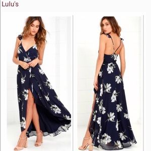 Lulu’s Floral wrap dress